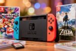 Nintendo Switch com jogos em promoção