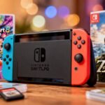 Nintendo Switch com jogos em promoção